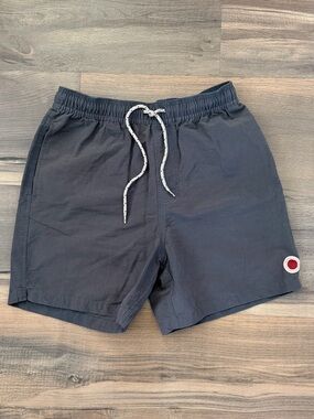Mollusk California Mens Vacation Swim Trunks - Grey - Size Small